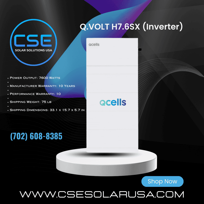 QCELLS – Q.VOLT H7.6SX Inverter QCELLS – Q.VOLT H7.6SX Inverter