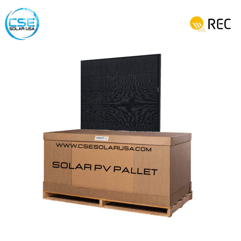REC Alpha Pure-RX 450-460W REC Solar REC460AA-PURE-RX 460W Alpha Series bifacial solar panel black frame