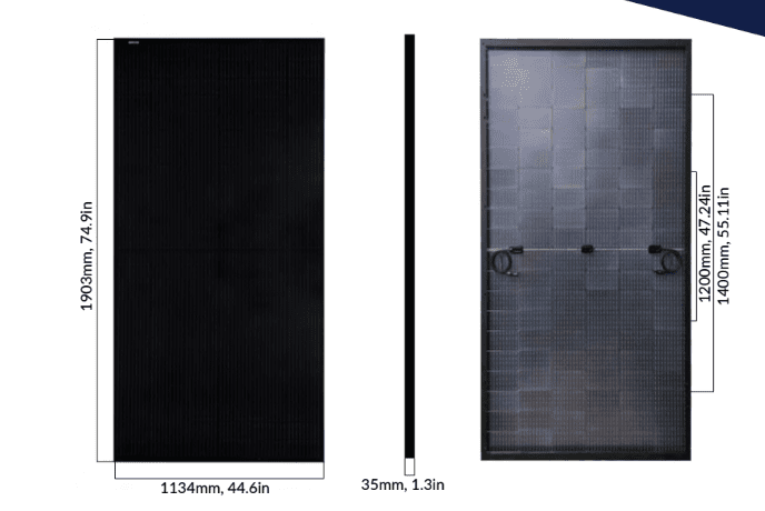 Aptos 440w . Aptos 440W Bifacial Solar Panels – Upto 550W Power Output