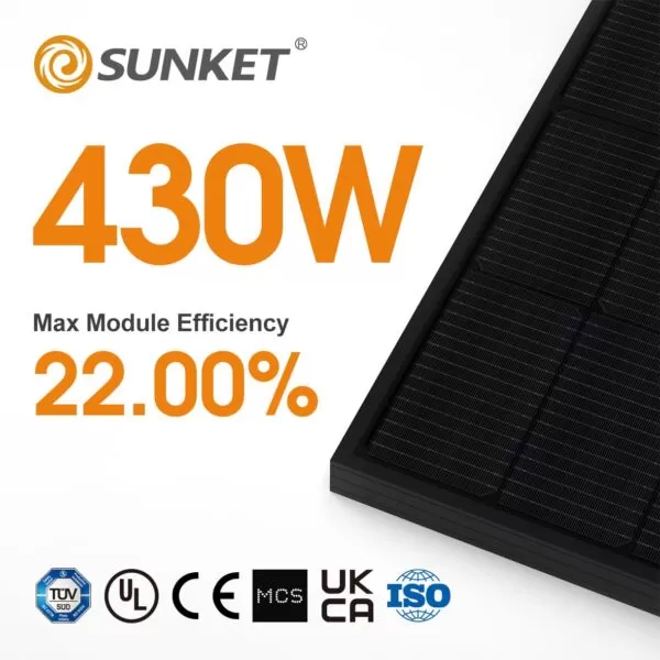 sunkest 430w Sunket SKT430M10-108S3 High Efficiency TOPCon PV Module