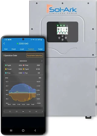 Sol-Ark 18K 48V All-In-One Stackable Hybrid Inverter Sol-Ark 18K Hybrid/Off Grid Solar Inverter