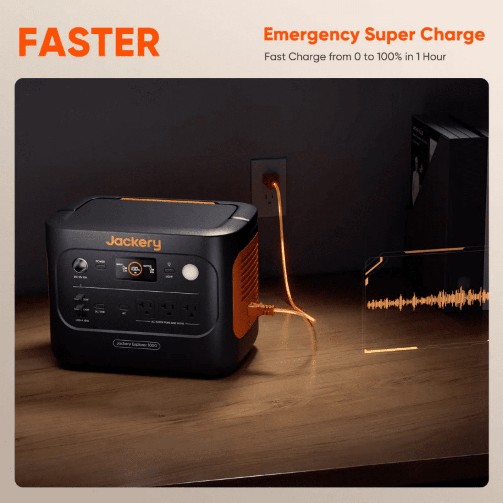 Jackery Explorer 1000 v2 Faster Jackery Explorer 1000 v2 Faster