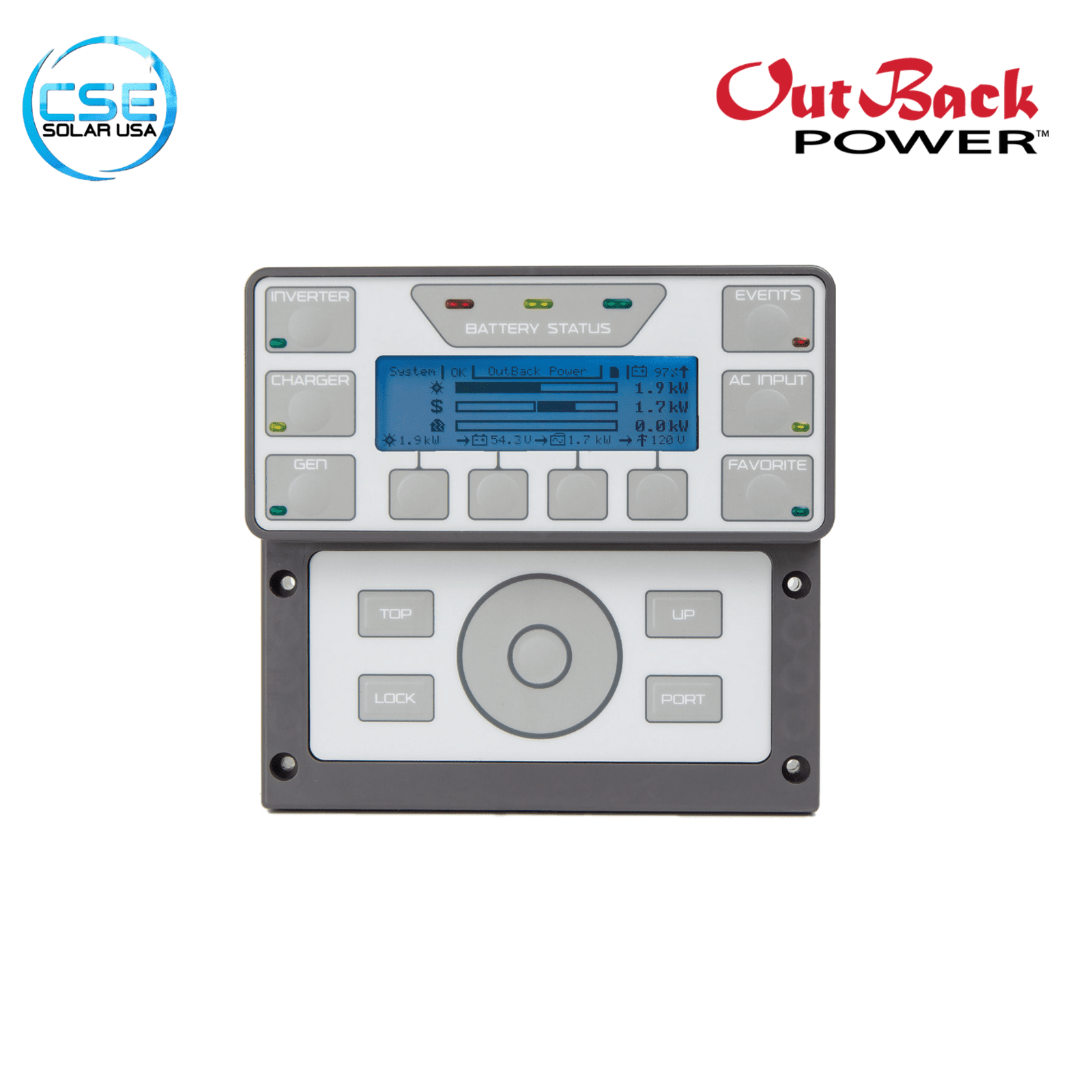 OutBack Power MATE3s System Display & OpticsRE Controller OutBack Power