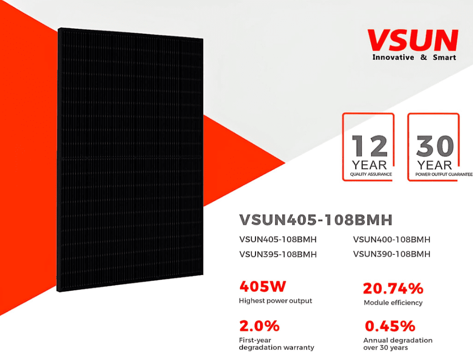 VSUN405w 1 pallet 33pcs