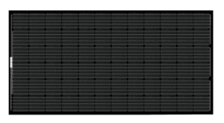 MITREX M390-A1F 390W BLACK ON BLACK 72 CELL MONO SOLAR PANEL M390-A1F