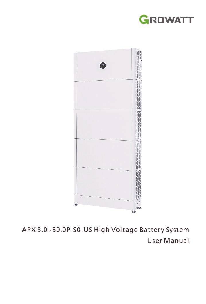 APX Battery User Manual