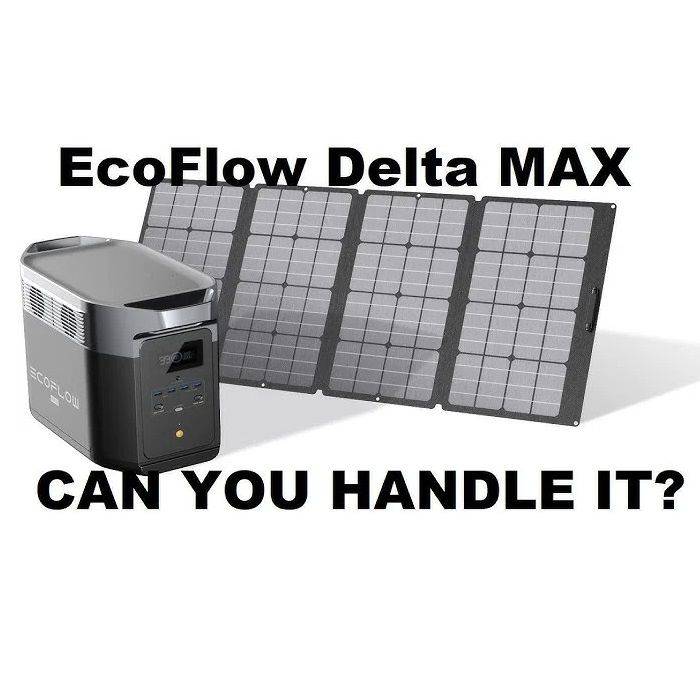 EcoFlow DELTA 2 Max + 160W Portable Solar Panel EcoFlow DELTA 2 Max + 160W Portable Solar Panel