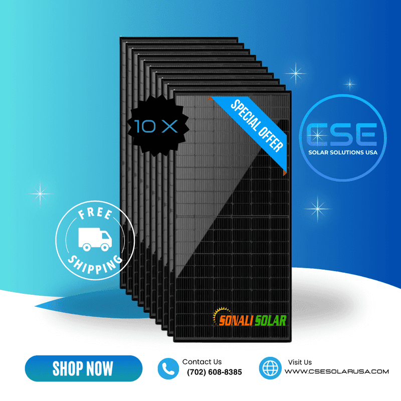 SONALI 10PCS CSE SOLAR USA Sonali Solar SS-M-440 is a high-performance 440 watt
