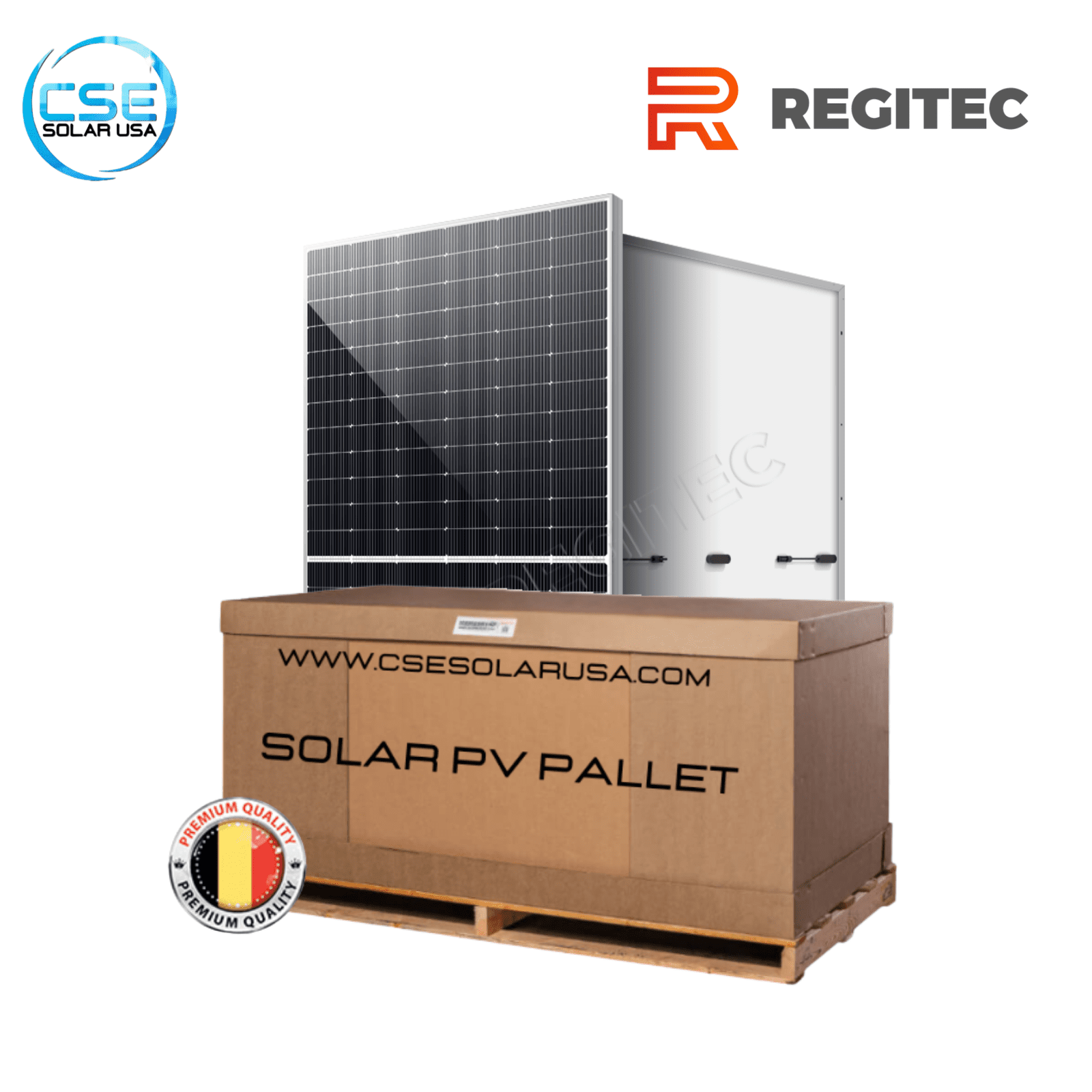 Regitec RMH72_550S1 – 550W Regitec RMHT72/580S1 – 580W in 1 Pallet