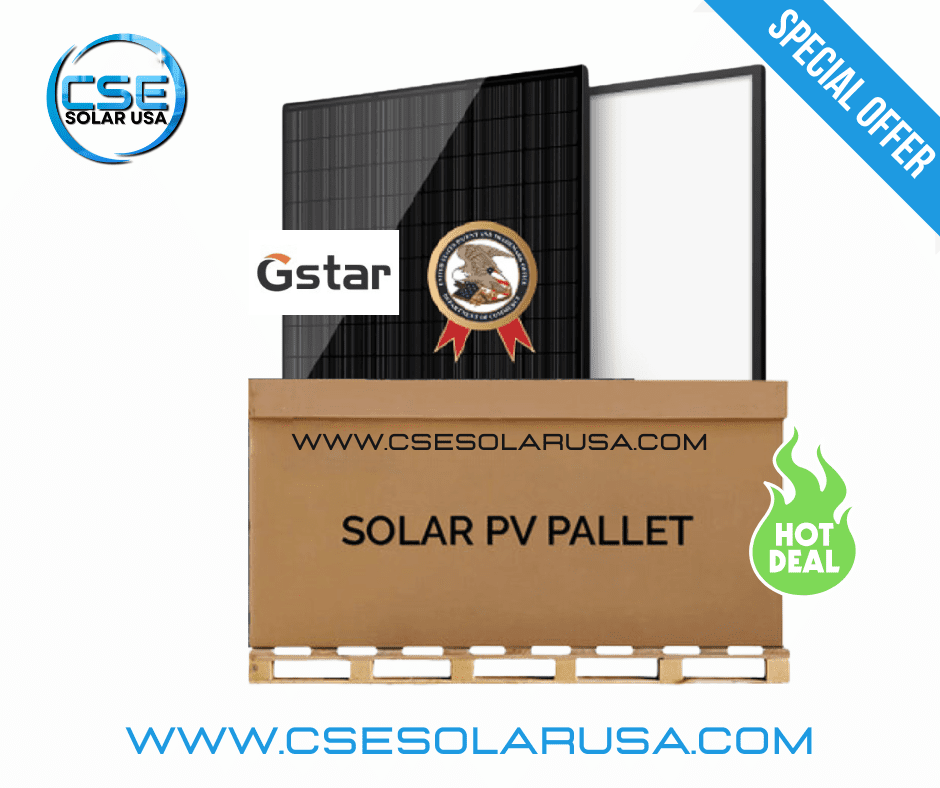 Gstar solar panels GSD7G72M-550WT GSD7G72M-550WT