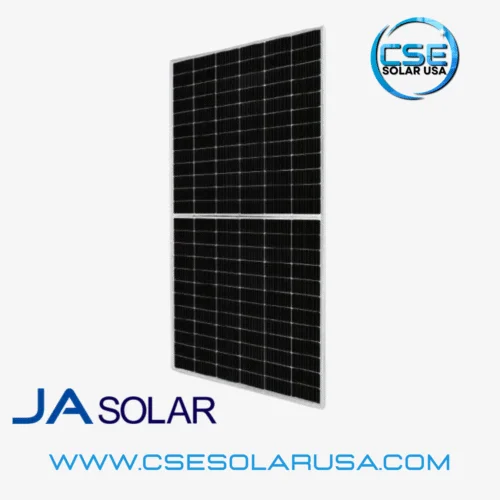JAM72D40 595 MB US JA Solar JAM72D40-595/MB-US 595W Clear on White 144 Half-Cell Mono N-Type Solar Panel