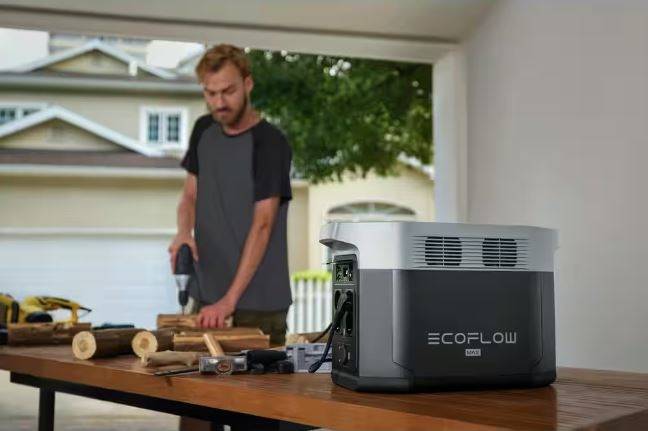 EcoFlow 120V Home Battery Backup 2048Wh DELTA 2 Max Battery Generator+Transfer Switch(306A1)+Adapter Cord for Home Use, Blackout EcoFlow 120V Home Battery Backup 2048Wh DELTA 2 Max Battery Generator+Transfer Switch(306A1)+Adapter Cord for Home Use, Blackout