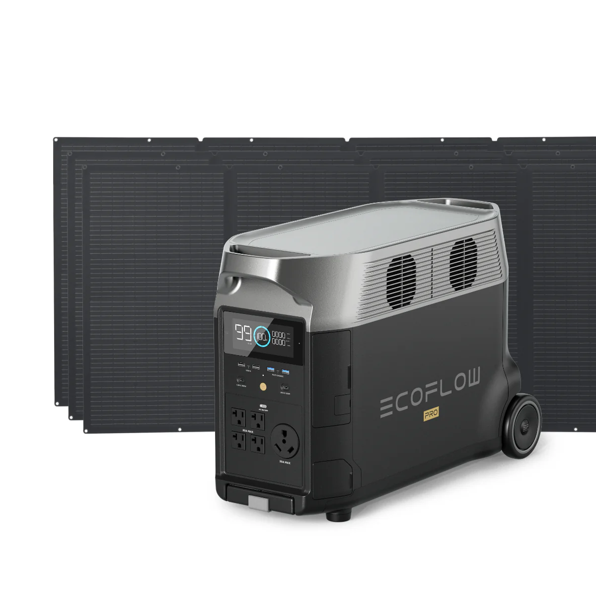 EcoFlow DELTA Pro + 400W Solar Panel 3 EcoFlow DELTA Pro + 400W Solar Panel 3