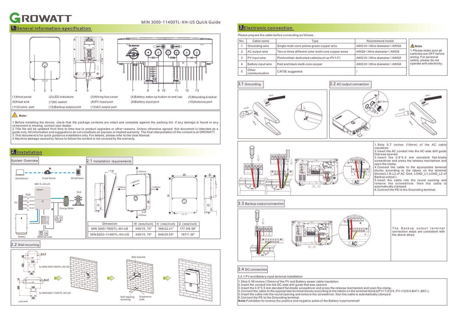 Installation Quick Guide