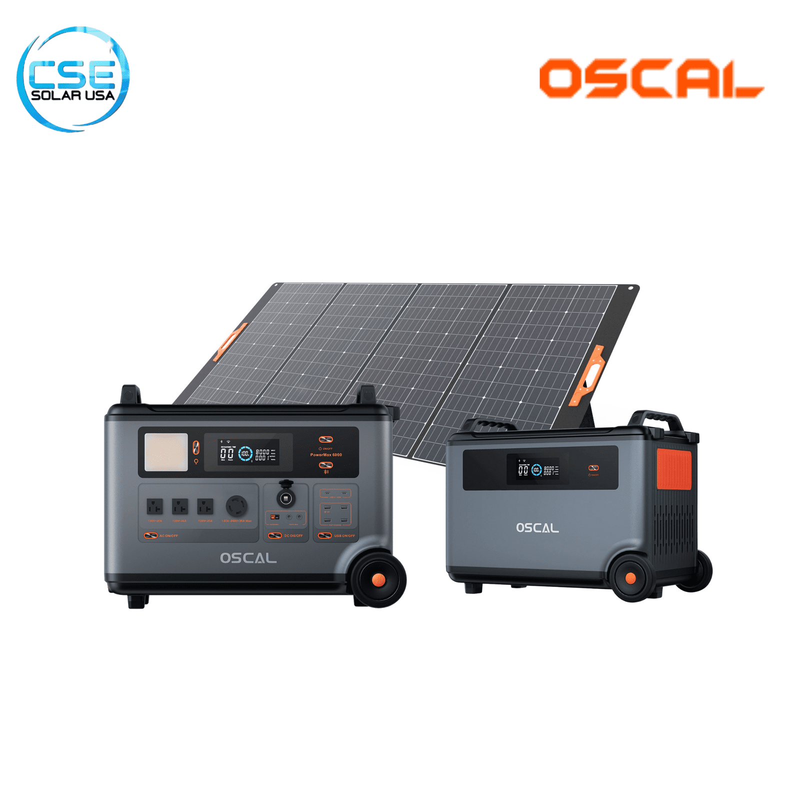 OSCAL PowerMax 6000 Solar Generator Bundle OSCAL PowerMax 6000 Solar Generator Bundle