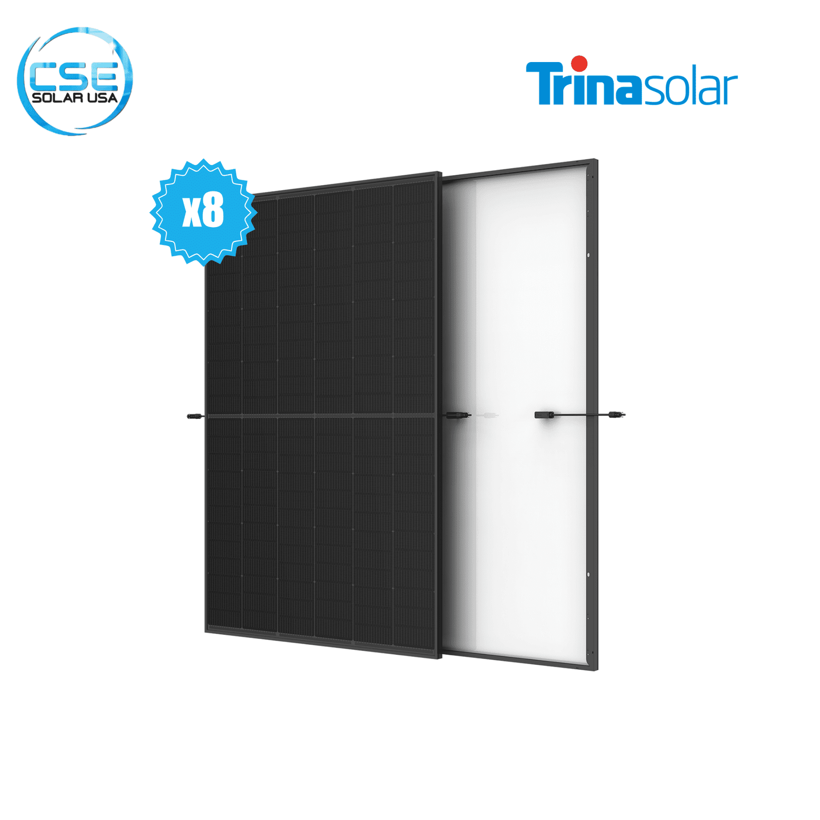 Trina Vertex S+ 445W All-Black Solar Panel - CSE Solar USA Trina Vertex S+ 445W All-Black Solar Panel - CSE Solar USA