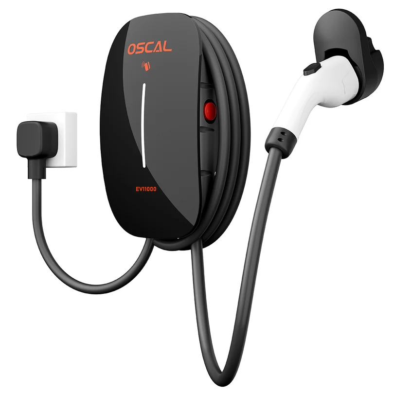 OSCAL EV11000 Black Level 2 EV Charger OSCAL EV11000 black 11kW Level 2 EV charger