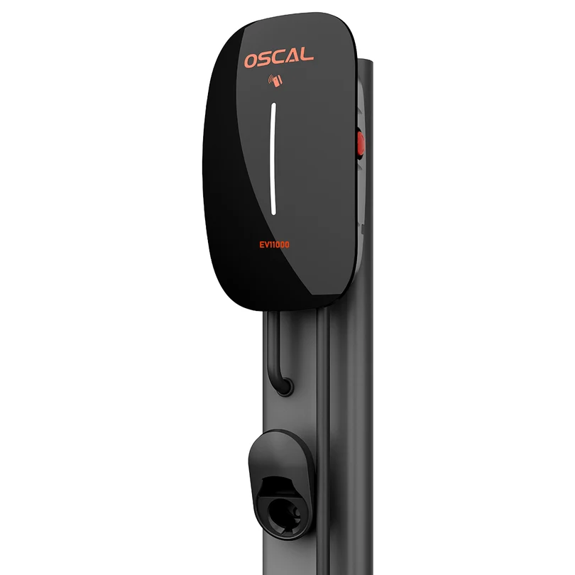OSCAL EV11000 Wall Mounted EV Charger with Holder OSCAL EV11000 wall-mounted EV charger with charging-gun holder