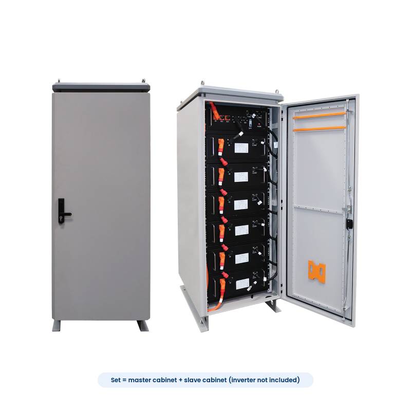 aims-kithy230vbatms-dual-230v-lithium-battery-cabinet-set-44kwh-01-hero AIMS Power KITHY230VBATMS dual lithium battery cabinet set, LFP230V96A-M master and LFP230V96A-S slave, official product photos on white