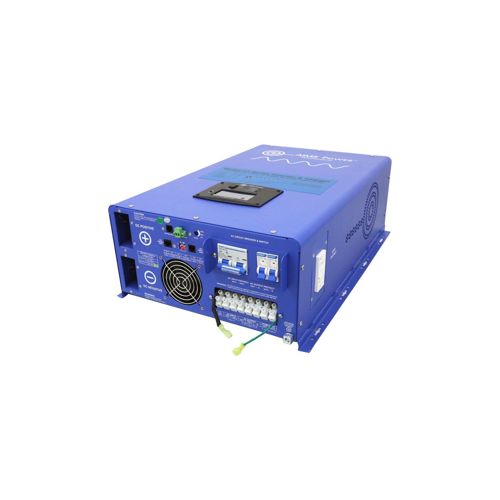aims-picoglf10kw48v240vs-10000w-48v-split-phase-inverter-charger-01-hero AIMS Power PICOGLF10KW48V240VS 10,000 W low-frequency pure sine inverter charger, official product photo on white background
