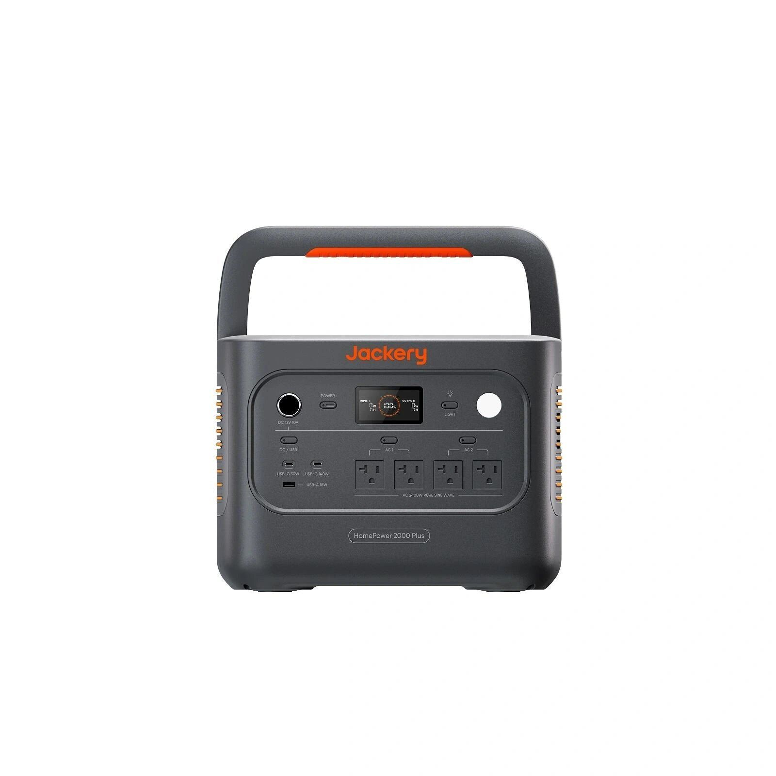 Jackery HomePower 2000 Plus v2 (front view) Jackery HomePower 2000 Plus v2 front view