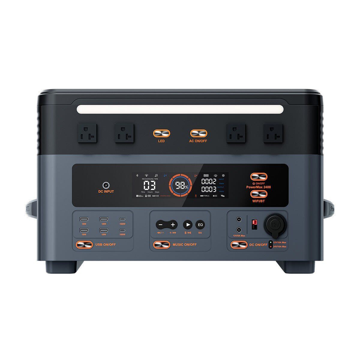 oscal-powermax-2400-official-01 OSCAL PowerMax 2400 portable power station, official OSCAL product image 1