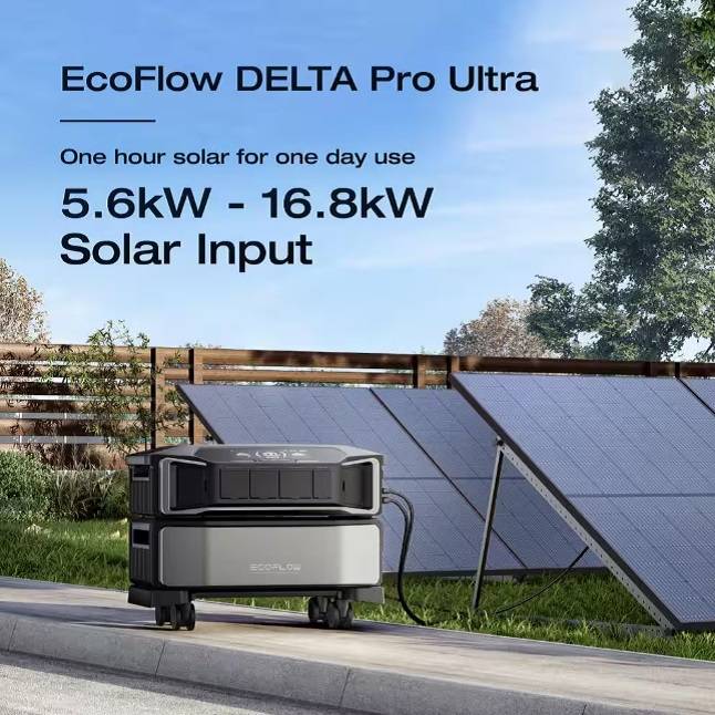 Ecoflow Battery Generator Delta Pro Ultra 6144Wh Solar Generator, 7200W Output,LFP Power Station Home Backup Ecoflow Battery Generator Delta Pro Ultra 6144Wh Solar Generator, 7200W Output,LFP Power Station Home Backup