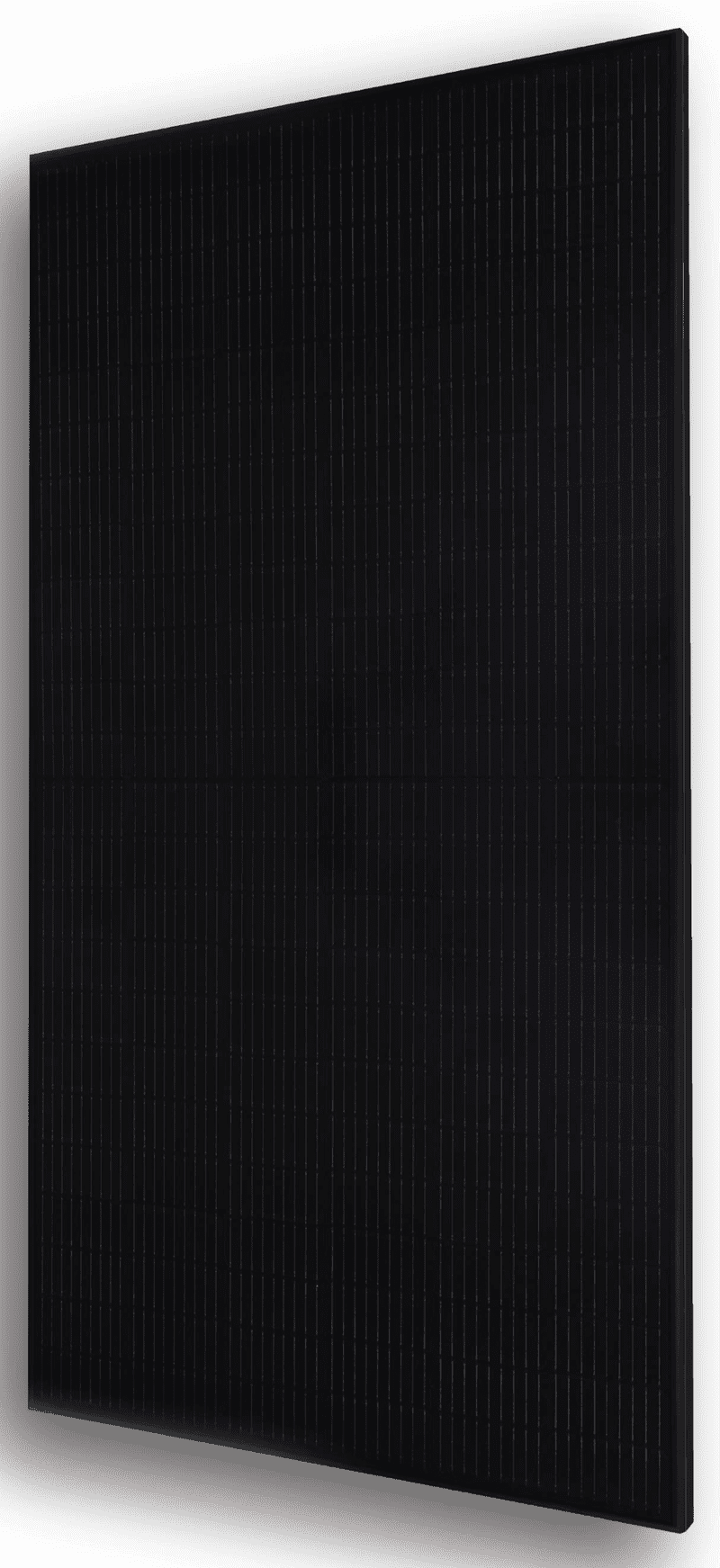 Aptos DNA-120-BF10 all-black solar panel – official manufacturer image Aptos DNA-120-BF10 all-black solar panel, official Aptos Solar product image