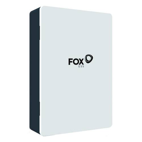 Fox ESS Hub G2 200A Angled View Angled side view of the Fox ESS Hub G2 200A energy management system showing enclosure depth