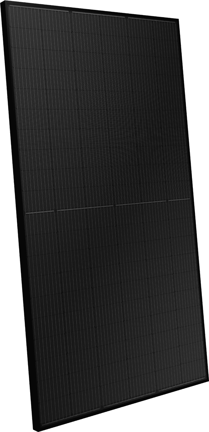 Peimar DR10H450M (FB) full-black solar panel – official manufacturer image Peimar DR10H450M (FB) full-black solar panel, official Peimar product image