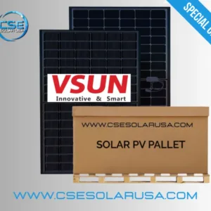 VSUN 460W Solar Panel: Bifacial Technology Available Now