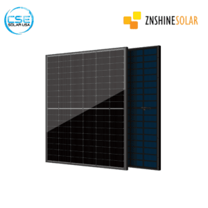 ZNShine 440W Solar All-Black Bifacial Solar Panel | ZXM7-UHLDD108