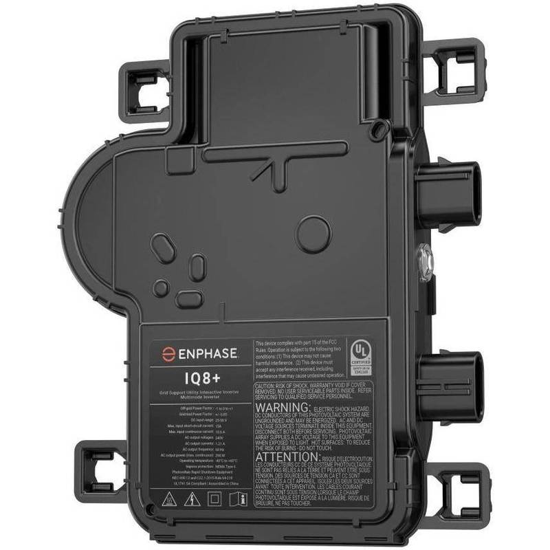 EN-IQ8PLUS-72-M-US_1.jpg Black Enphase IQ8PLUS-72-M-US Microinverter 290W for 60 and 72 Cell Solar Modules