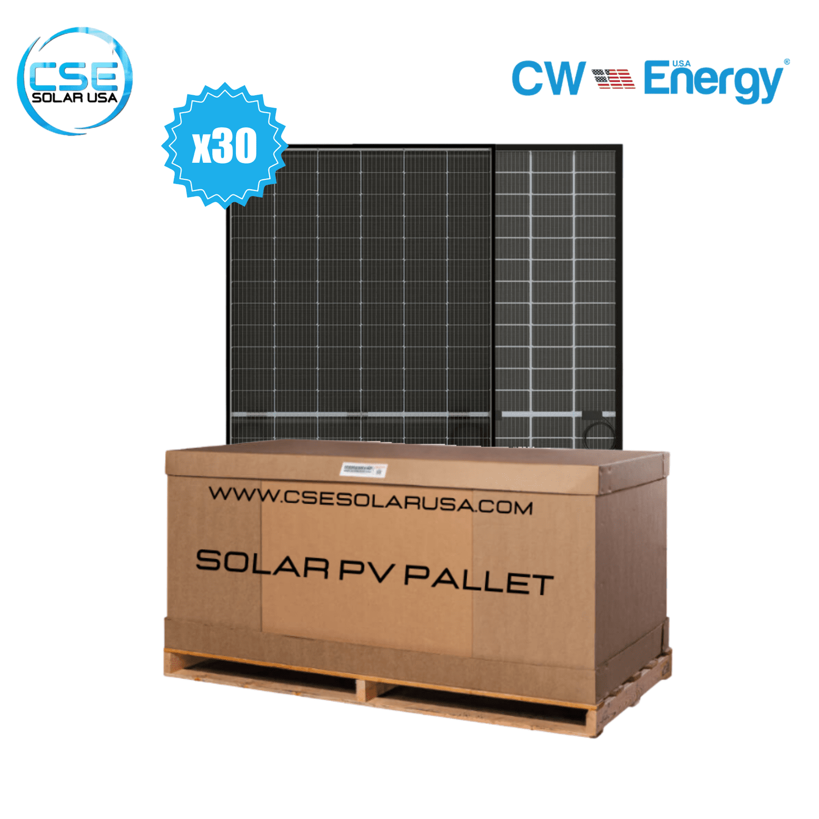 CW Energy 545 CW Energy 545W Solar Panels in 1 pallet