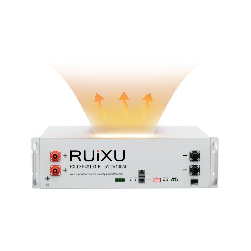 RX-LFP48100 SELF-HEATING BATTERY RX-LFP48100-H 19" Rack Mounted 3U ModuleUL1973 Certified Self-heating, 10-year warranty, 10-year warranty