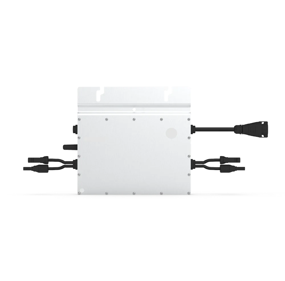 83319801bd Hoymiles HM-600NT 2-in-1 Microinverter 600W Single-Phase Grid-Tie White and black.