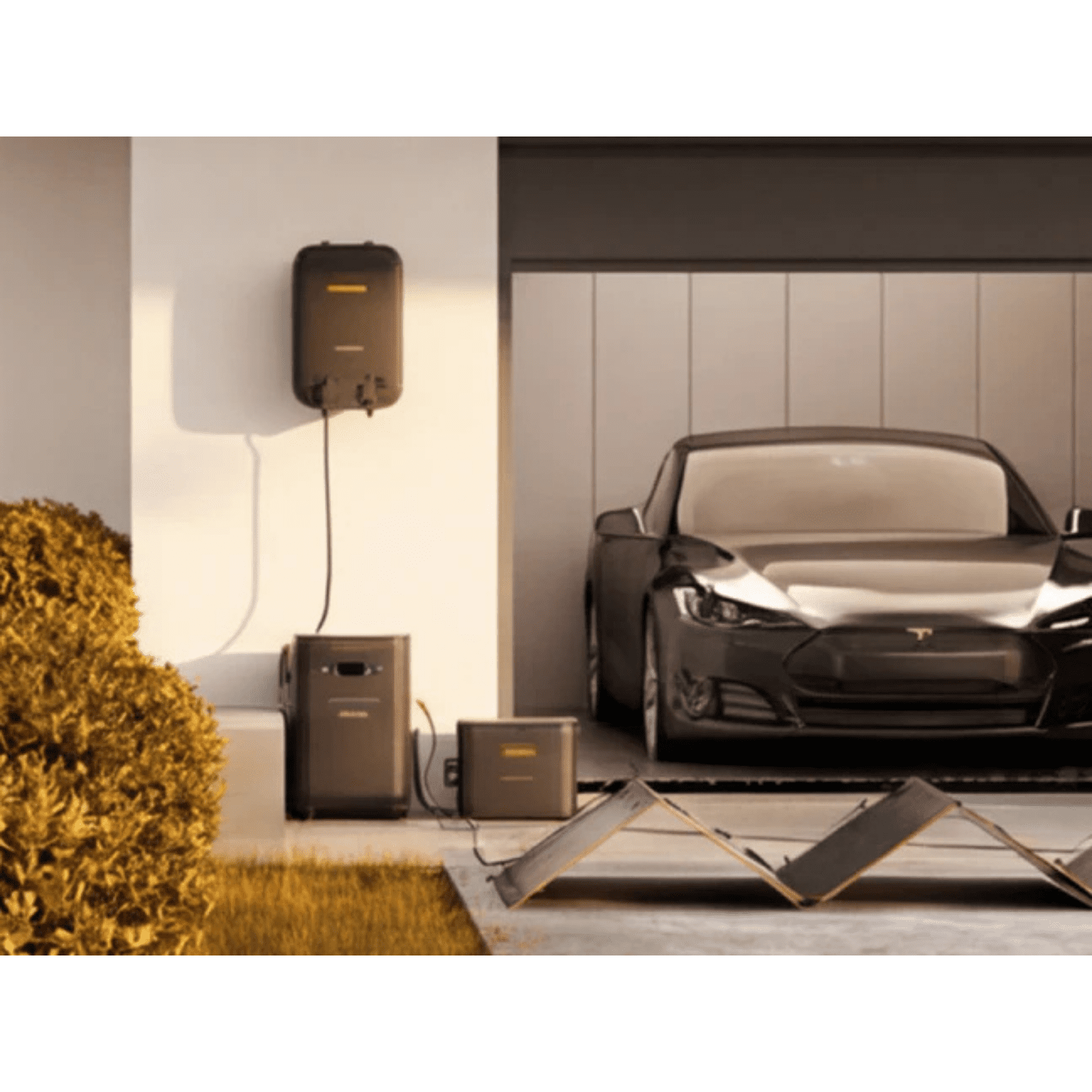 Jackery Essential Home Backup Kit Outside Jackery Essential Home Backup Kit Outside