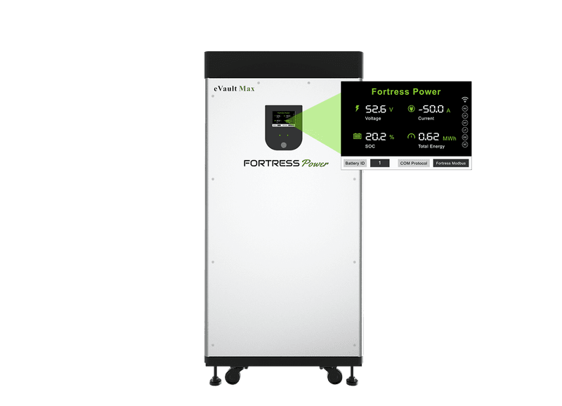 eVaultMax2 Fortress Power eVault Max 18.5kWh LFP Battery