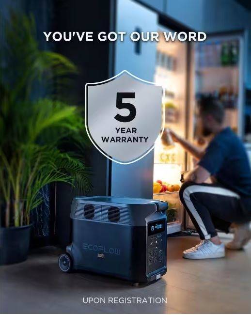 EcoFlow 3600W Output 7200W Peak Push-Button Start Battery Generator DELTA Pro 2 with Double Voltage Hub for Home, Camping, RVs EcoFlow 3600W Output 7200W Peak Push-Button Start Battery Generator DELTA Pro 2 with Double Voltage Hub for Home, Camping, RVs