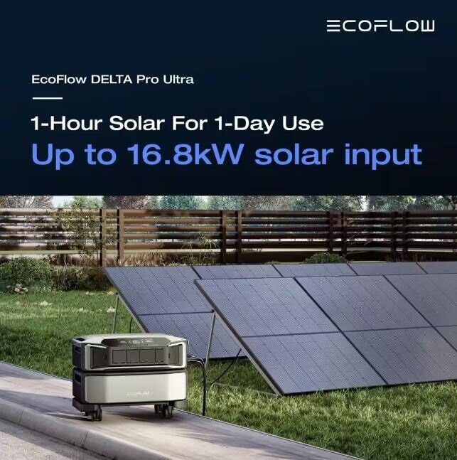 EcoFlow Battery Generator Delta Pro Ultra Battery Pack 6144Wh Solar Generator, 7200W Output,LFP,Home Backup, Push-Button Start EcoFlow Battery Generator Delta Pro Ultra Battery Pack 6144Wh Solar Generator, 7200W Output,LFP,Home Backup, Push-Button Start