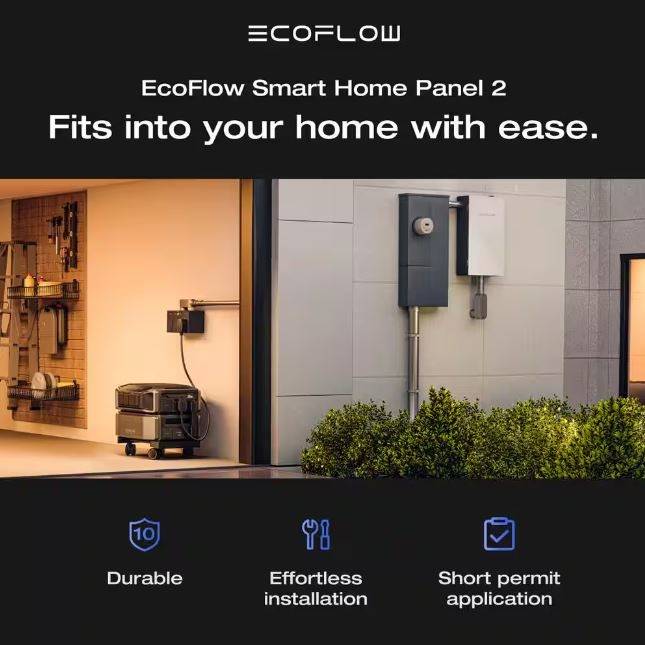 EcoFlow Battery Generator 6144Wh Delta Pro Ultra w Smart Home Panel 2,7200W Output, LFP Power Station Home Backup, Push-Button EcoFlow Battery Generator 6144Wh Delta Pro Ultra w Smart Home Panel 2,7200W Output, LFP Power Station Home Backup, Push-Button