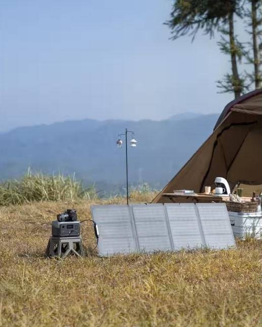 EcoFlow 300W Output/600W Peak Push-Button Start Solar Generator RIVER 2 with 110W Solar Panel for Home Backup Power, Camping, RVs EcoFlow 300W Output/600W Peak Push-Button Start Solar Generator RIVER 2 with 110W Solar Panel for Home Backup Power, Camping, RVs