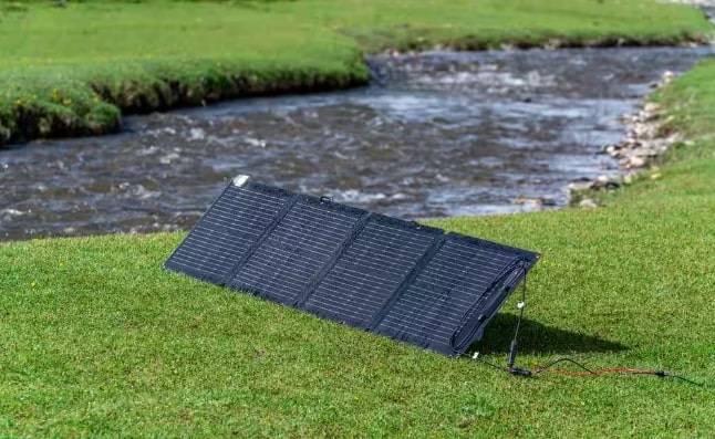 EcoFlow 300W Output/600W Peak Push-Button Start Solar Generator RIVER 2 with 110W Solar Panel for Home Backup Power, Camping, RVs EcoFlow 300W Output/600W Peak Push-Button Start Solar Generator RIVER 2 with 110W Solar Panel for Home Backup Power, Camping, RVs