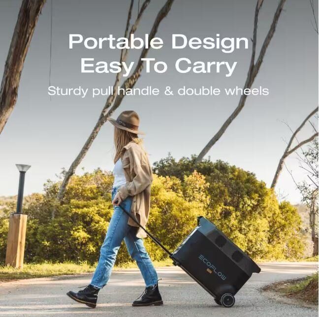 EcoFlow Battery Solar Generator DELTA Pro 3600Wh Solar, 3600W Output, LFP Power Station, Home Backup, Camping, Push-Button Start EcoFlow Battery Solar Generator DELTA Pro 3600Wh Solar, 3600W Output, LFP Power Station, Home Backup, Camping, Push-Button Start