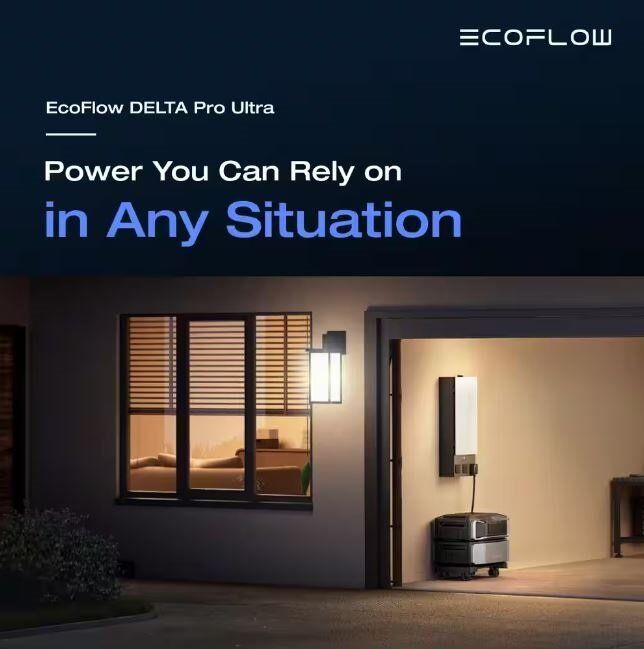 EcoFlow Battery Generator Delta Pro Ultra Battery Pack 6144Wh Solar Generator, 7200W Output,LFP,Home Backup, Push-Button Start EcoFlow Battery Generator Delta Pro Ultra Battery Pack 6144Wh Solar Generator, 7200W Output,LFP,Home Backup, Push-Button Start