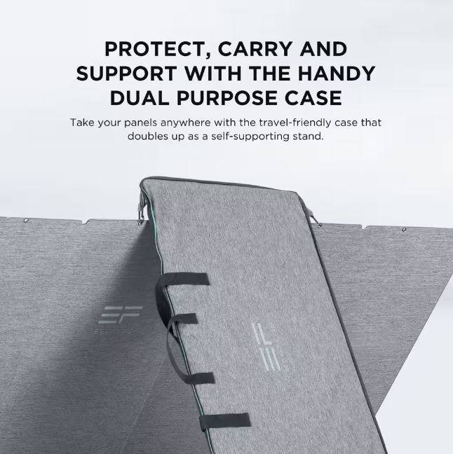 EcoFlow 400-Watt Monocrystalline Silicon Portable Solar Panel with 48-Volt Output for Power Station Generator, IP68 EcoFlow 400-Watt Monocrystalline Silicon Portable Solar Panel with 48-Volt Output for Power Station Generator, IP68