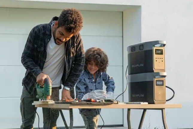 EcoFlow Battery Generator DELTA 2 Solar Generator, 1800W Output, 1024Wh LFP Power Station, Home Backup, Camping, Push-Button Start EcoFlow Battery Generator DELTA 2 Solar Generator, 1800W Output, 1024Wh LFP Power Station, Home Backup, Camping, Push-Button Start