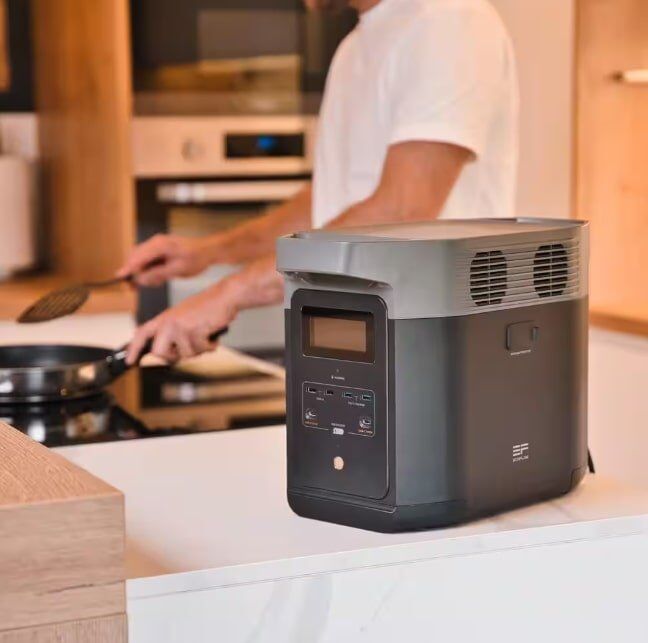 EcoFlow Battery Generator DELTA 2 Solar Generator, 1800W Output, 1024Wh LFP Power Station, Home Backup, Camping, Push-Button Start EcoFlow Battery Generator DELTA 2 Solar Generator, 1800W Output, 1024Wh LFP Power Station, Home Backup, Camping, Push-Button Start