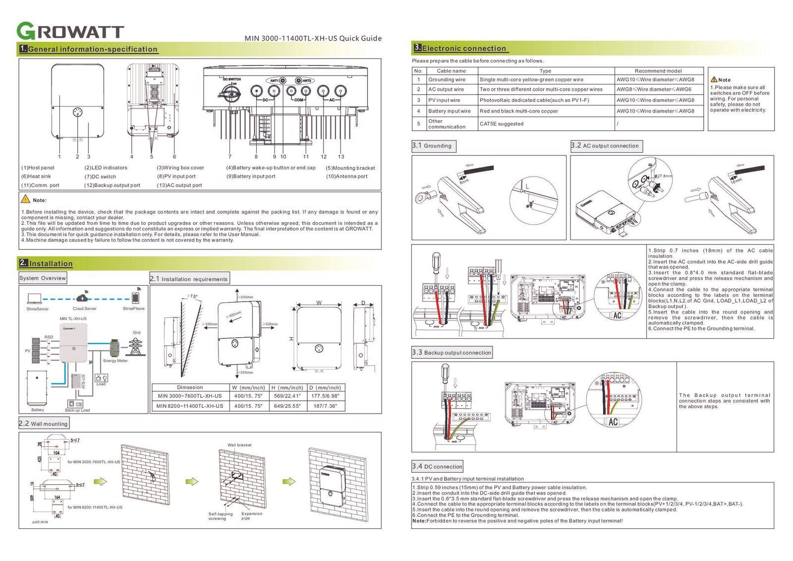 Installation Quick Guide