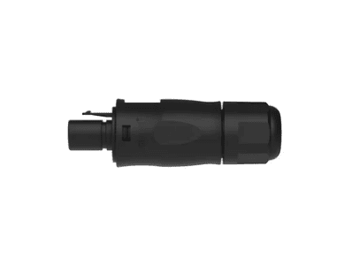 AC Connector – M cable accessory Hoymiles AC_Connector_M Male Connector for HM-N Microinverters – Black Plug-and-Play Solar Cable Accessory.